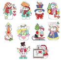 Pattern, Let It Snow Ornaments by Kooler Design Studio