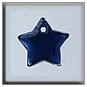 Beads, Buttons & Charm, 12173 - Small Flat Star Royal Blue by Wichelt Imports