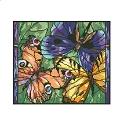Pattern, Stained Glass Butterflies by Kooler Design Studio