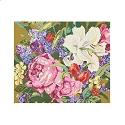 Pattern, Lily and Roses by Kooler Design Studio