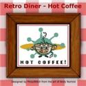 Pattern, Retro Diner Food - Hot Coffee by PinoyStitch