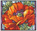 Stained Glass Poppies