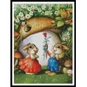 Rabbits and Carrot Rose