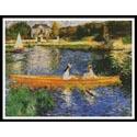 Pattern, The Seine at Asnieres by Artecy Cross Stitch