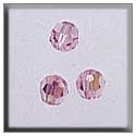 Beads, Buttons & Charm, 13021 - Round Bead Light Rose AB by Mill Hill