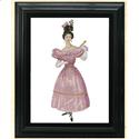 Pattern, Mlle. Chantal Vintage Fashion Chart by PinoyStitch