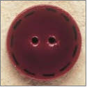 Beads, Buttons & Charm, Red Round Button by Mill Hill