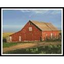 Red Barn on a Farm