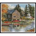 Pattern, The Red Canoe by Artecy Cross Stitch