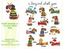 Pattern, Dachshund - A Long and Short Year by PinoyStitch