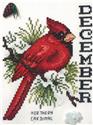 Pattern, Birds of the Month - December (Northern Cardinal) by Stoney Creek