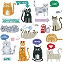 Pattern, Cats Collection by PinoyStitch