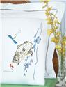 Stamped Stitchable, Fish (Perle Edge Pillowcase) by Jack Dempsey