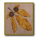 Pattern, Autumn Leaves Wall Quilt Block K by Cross-Point Designs