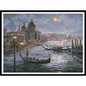Pattern, Grand Canal Venice Painting by Artecy Cross Stitch