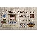 Pattern, Stitcher's Motto by Plum Pudding Needleart