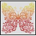 Red Orange Yellow Butterfly