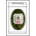 Pattern, Snowman Cross Stitch Christmas Ornament by Terri's Yarns and Crafts
