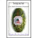 Pattern, Wreath Cross Stitch Christmas Ornament by Terri's Yarns and Crafts