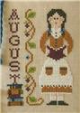 Pattern, Calendar Girls - August by Little House Needleworks