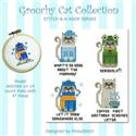 Pattern, Stitch & a Hoop Pattern: Grouchy Cat Collection by PinoyStitch