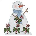 Frozen Felix Snowman Cross Stitch