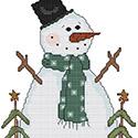 Frozen Fred Cross Stitch Pattern