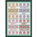 Pattern, Floral Card Collection 1 by CrossStitchCards