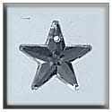 Beads, Buttons & Charm, 12061 - 5 Pointed Star Crystal by Mill Hill