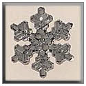 Beads, Buttons & Charm, 12037 - Medium Snowflake Crystal Bright by Mill Hill
