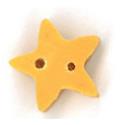 Beads, Buttons & Charm, Small Golden Star Button by Just Another Button Company