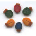 Beads, Buttons & Charm, Hitchin'a Ride Button pack by Just Another Button Company