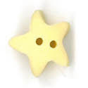 Beads, Buttons & Charm, Small Butter Star button by Just Another Button Company