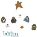 Beads, Buttons & Charm, Star button Pack by Just Another Button Company