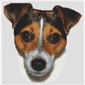 Pattern, Tri-Color Jack Russell Terrier by White Willow Stitching