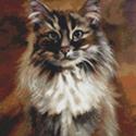 Cat Portrait Cross Stitch