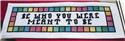 Pattern, Be Who You Were Meant To Be by Rogue Stitchery