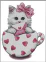 Valentine Kitty Cup