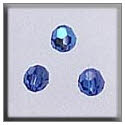 Beads, Buttons & Charm, 13020 - Round Bead Sapphire AB by Mill Hill