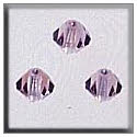 Beads, Buttons & Charm, 13028 - Rondele Light Amethyst AB 4mm by Mill Hill