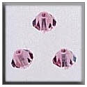 Beads, Buttons & Charm, 13031 - Rondele Light Rose AB 4mm by Mill Hill