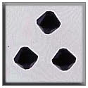 Beads, Buttons & Charm, 13060 - Rondele Jet by Mill Hill