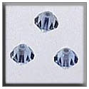 Beads, Buttons & Charm, 13067 - Rondele Champagne Light Sapphire by Mill Hill