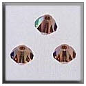 Beads, Buttons & Charm, 13079 - Rondele Light Colorado Topaz AB by Mill Hill