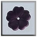 Beads, Buttons & Charm, 12007 - 5 Petal Flower Matte Amethyst by Mill Hill