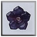 Beads, Buttons & Charm, 12011 - 5 Petal Dim Flower Amethyst Moonstone by Mill Hill