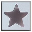 Beads, Buttons & Charm, 12049 - Large Domed Star Matte Rosaline by Mill Hill