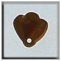 Beads, Buttons & Charm, 12062 - Flat Bell Flower Light Topaz by Mill Hill