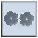 Beads, Buttons & Charm, 12118 - Petite Flower Matte Silver by Mill Hill
