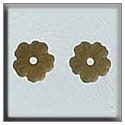 Beads, Buttons & Charm, 12147 - Very Petite Flower Matte Light Topaz by Mill Hill